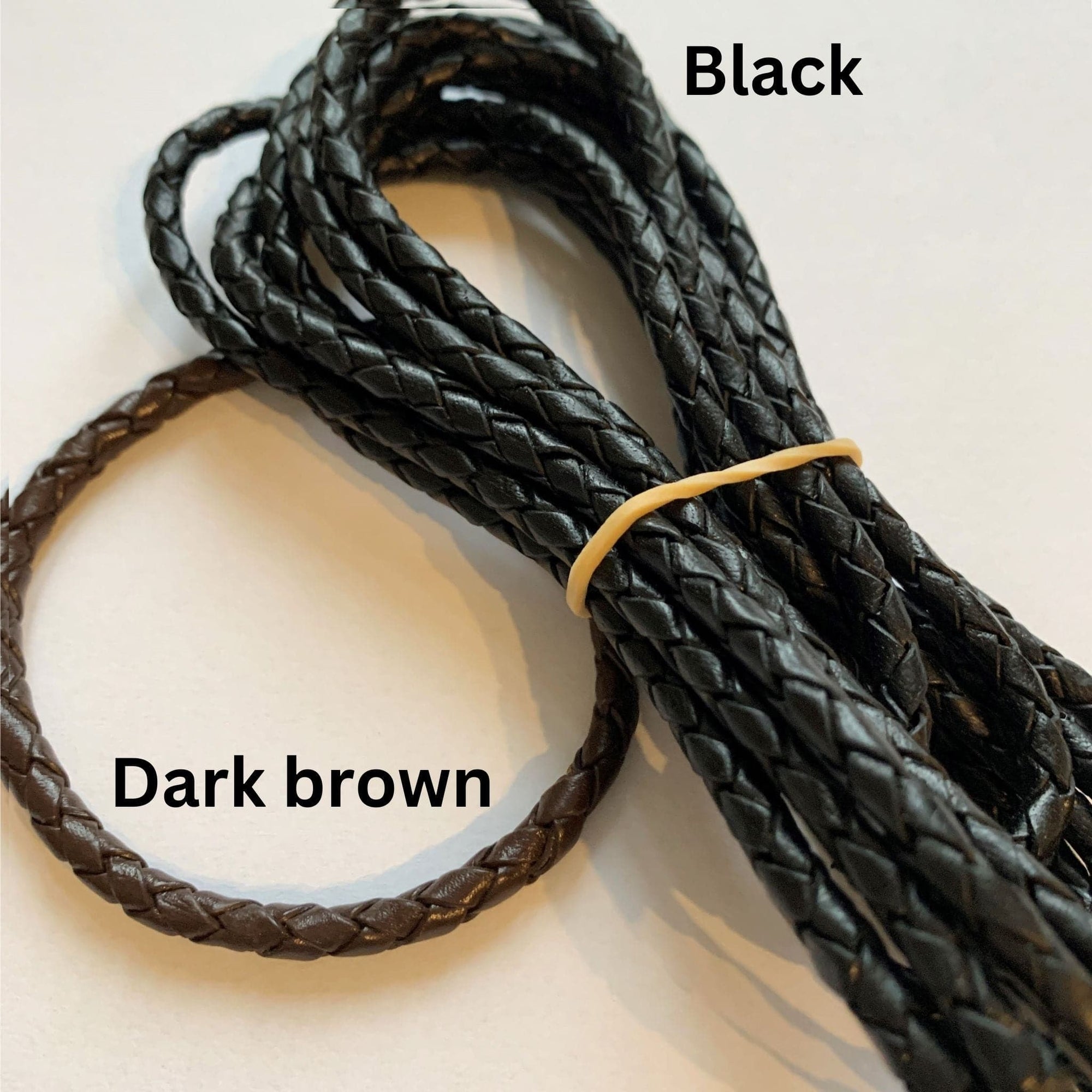 Pawprint Barrel Bead and Leather Bracelet - Little Fingers 'n' Toes