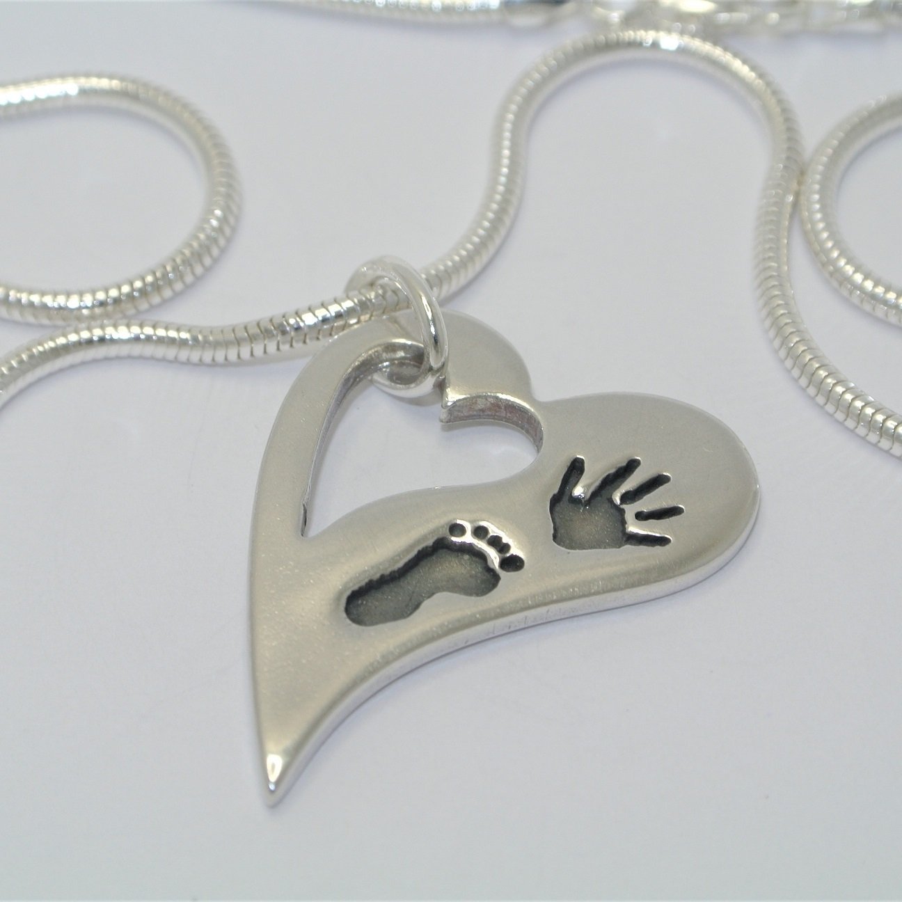 Fingerprint Necklace, Handprint Necklace, Pawprint Necklace Jewellery Collections.