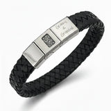 Memorial Ashes Leather Bracelet