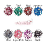 Memorial Ashes Robin Slider Bracelet - Accent Colour Options for jewellery - Little Fingers 'n' Toes