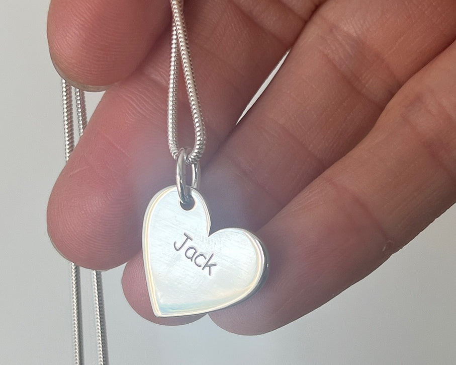 Pet Pawprint Heart with Gold - Little Fingers 'n' Toes