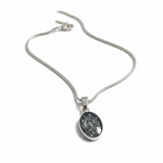 Memorial Ashes Oval Necklace - Little Fingers 'n' Toes