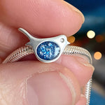 Memorial Ashes Robin Charm bead - Little Fingers 'n' Toes