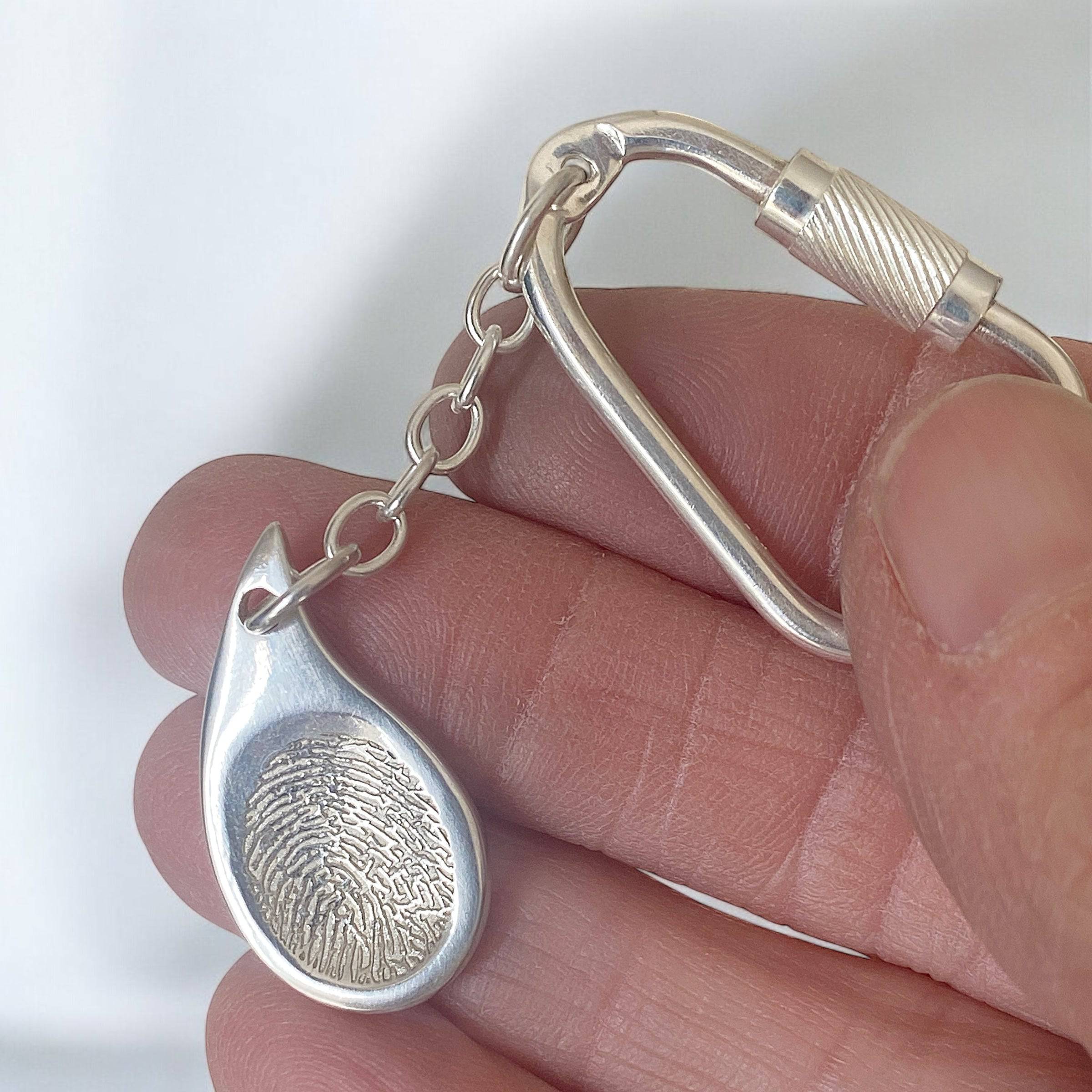 Elsa - Paisley Fingerprint Pendant - Little Fingers 'n' Toes