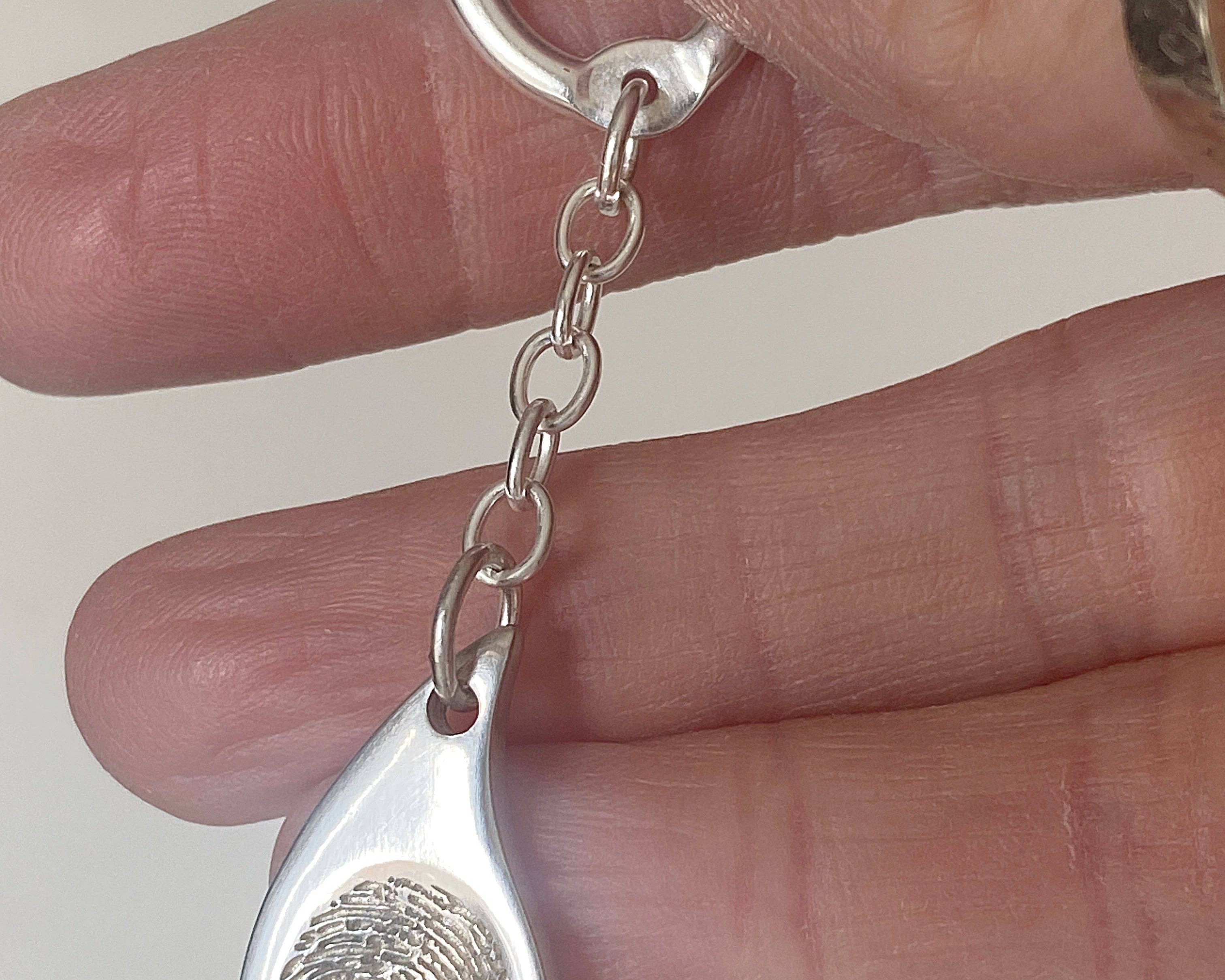 Elsa - Paisley Fingerprint Pendant - Little Fingers 'n' Toes