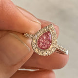 Memorial Ashes Teardrop Ring - Little Fingers 'n' Toes