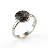 Memorial Ashes Generous Circle Ring - Little Fingers 'n' Toes