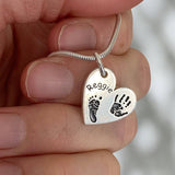 Hand and Foot Print Heart - Little Fingers 'n' Toes
