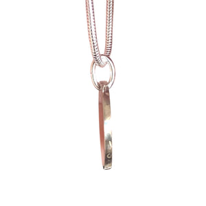 Double Print Circle Necklace - Little Fingers 'n' Toes