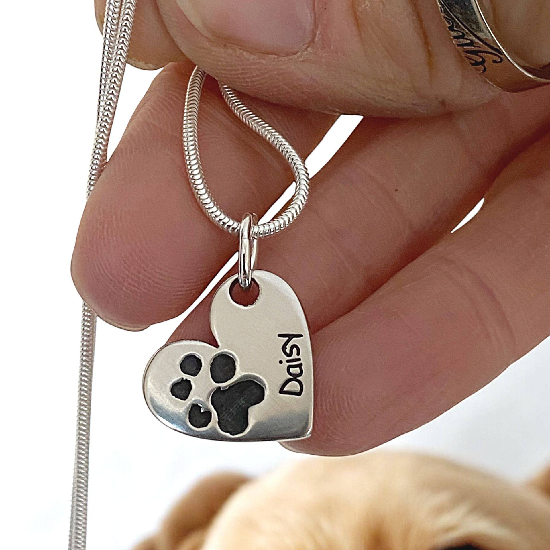 Pet Pawprint Heart - Little Fingers 'n' Toes