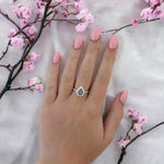 Memorial Ashes Teardrop Ring - Little Fingers 'n' Toes