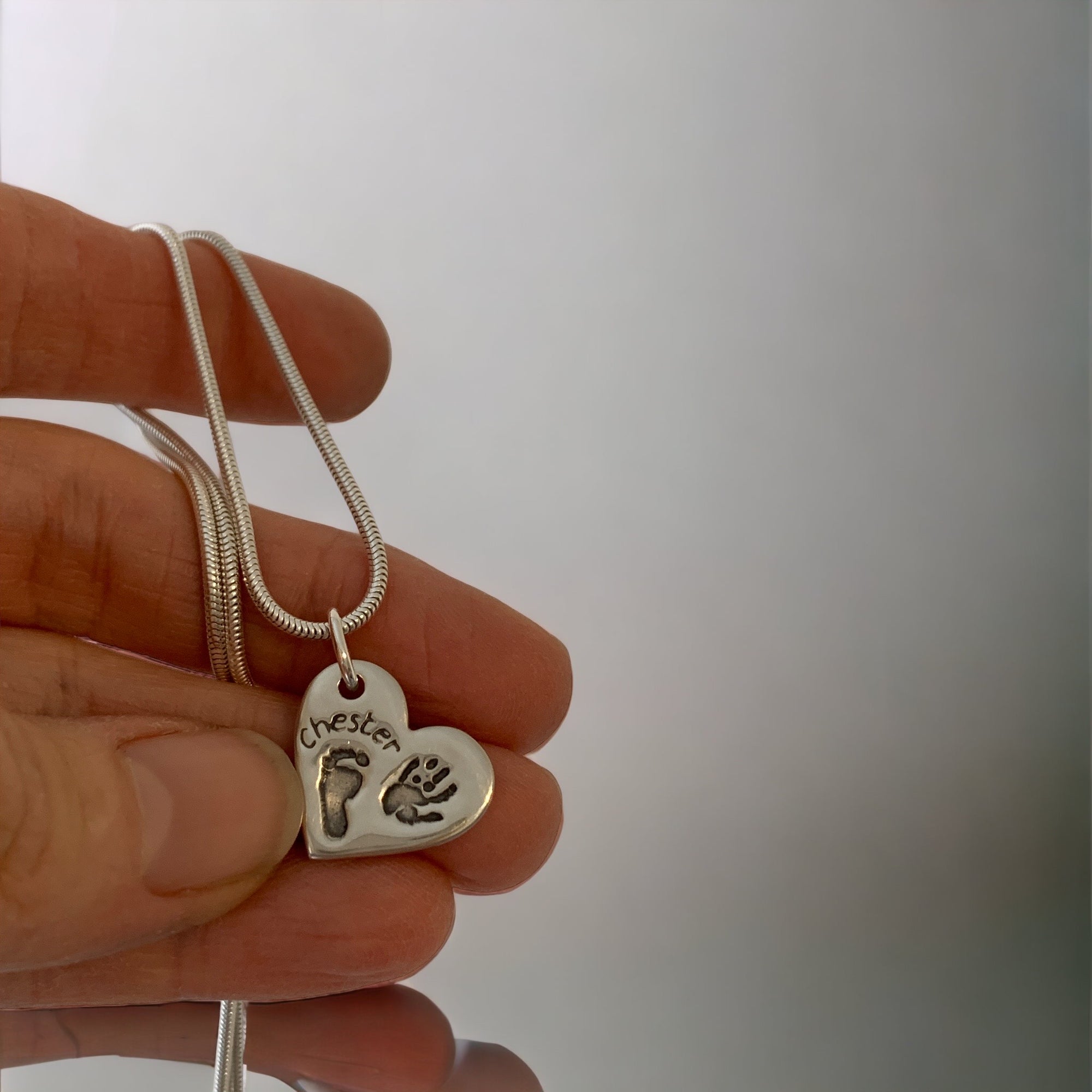Baby Footprint Necklace – EveAmara