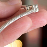 Memorial Ashes PawPrint Bracelet Bead Charm - Little Fingers 'n' Toes