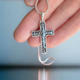Memorial Ashes Cross Pendant - Little Fingers 'n' Toes