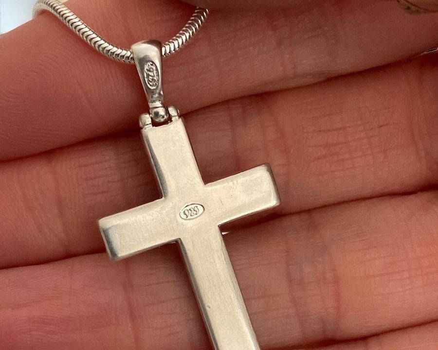Memorial Ashes Cross Pendant - Little Fingers 'n' Toes