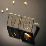Handprint Cufflinks - Little Fingers 'n' Toes