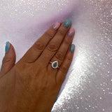 Memorial Ashes Teardrop Ring - Little Fingers 'n' Toes