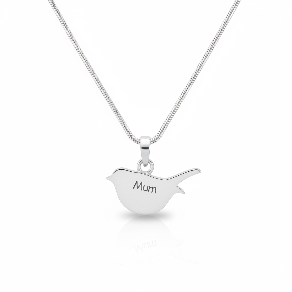 Memorial Ashes Robin Necklace - Little Fingers 'n' Toes