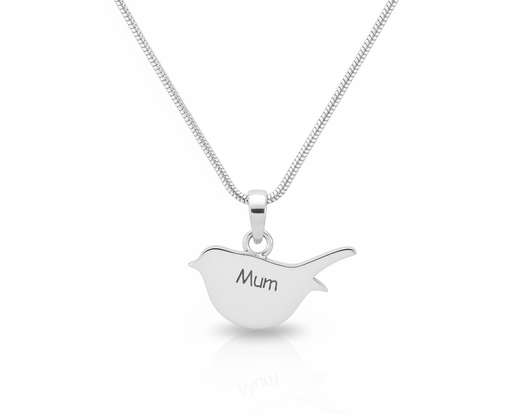 Memorial Ashes Robin Necklace - Little Fingers 'n' Toes