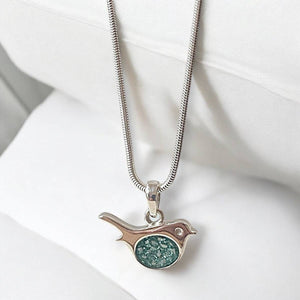 Memorial Ashes Robin Necklace - Little Fingers 'n' Toes