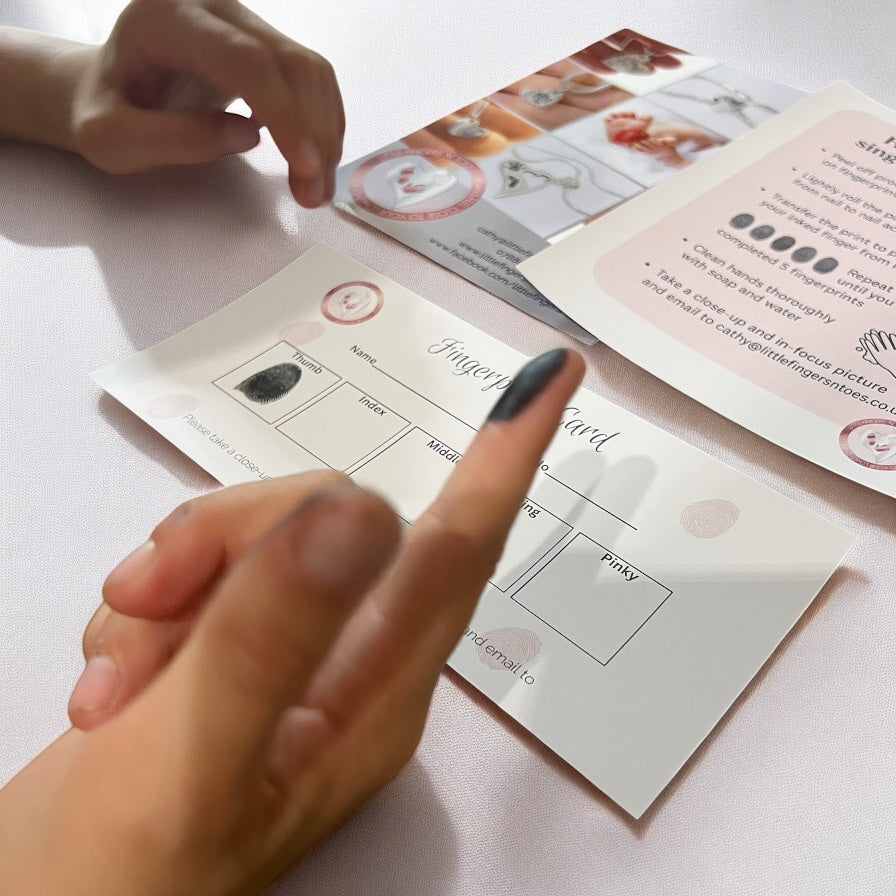 Fingerprint Capture Kit For Personalised Jewellery - Little Fingers 'n' Toes