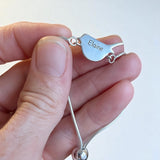 Memorial Ashes Robin Slider Bracelet - Little Fingers 'n' Toes