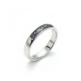 Memorial ashes silver band ring - Little Fingers n Toes