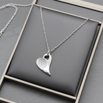 Eloise- Fingerprint Necklace Silver - Little Fingers 'n' Toes