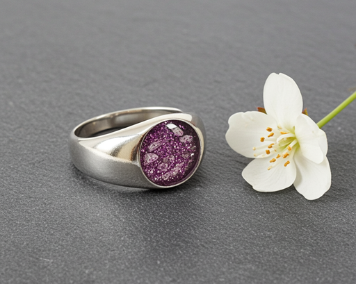 Memorial Ashes Signet Ring - Little Fingers 'n' Toes
