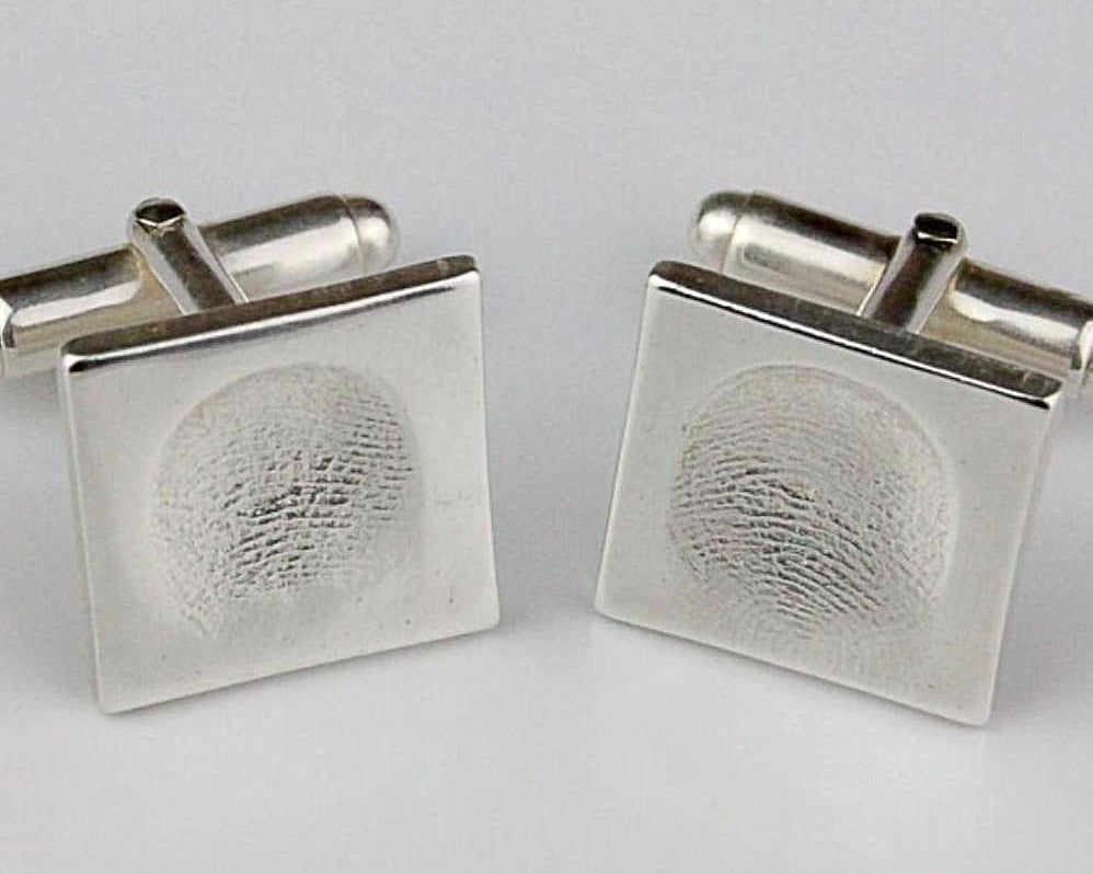 Fingerprint Cufflinks Jewellery - Little Fingers 'n' Toes