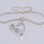 Sterling Silver Filigree Tube Bail For Fingerprint Jewellery - Little Fingers 'n' Toes