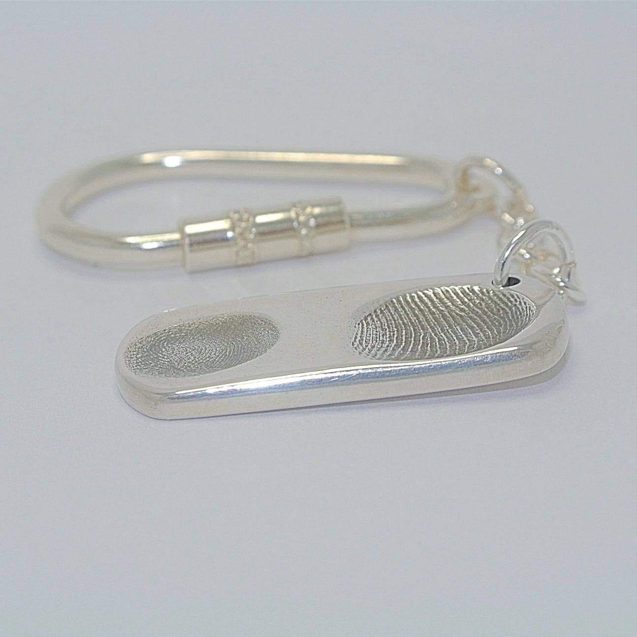 baby fingerprint jewellery, baby fingerprint keyring, child fingerprint keyring, hand print jewellery, childrens fingerprint jewellery, personalised fingerprint jewellery, personalised fingerprint bracelet, personalised handprint jewellery, silver handprint jewellery, handprint keyring uk, from the heart jewellery