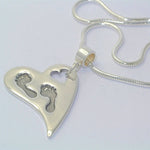 Chunky Sterling Silver Tube Bail For Fingerprint Jewellery - Little Fingers 'n' Toes