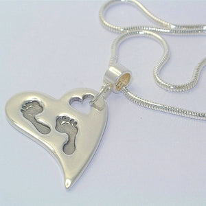 Chunky Sterling Silver Tube Bail For Fingerprint Jewellery - Little Fingers 'n' Toes