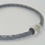 Handprint Barrel Bead and Leather Bracelet - Little Fingers 'n' Toes