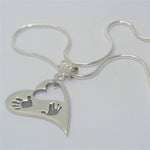 Handprint/Footprint Wavy Heart - Little Fingers 'n' Toes