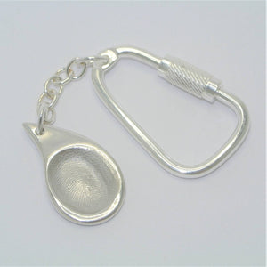 Fingerprint Jewellery Keyring