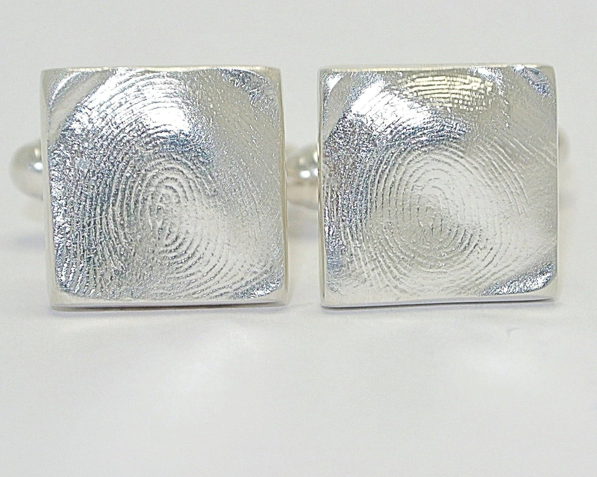 Fingerprint Cufflinks Jewellery - Little Fingers 'n' Toes