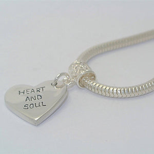 Full Fingerprint Heart Sterling Silver Fingerprint Jewellery