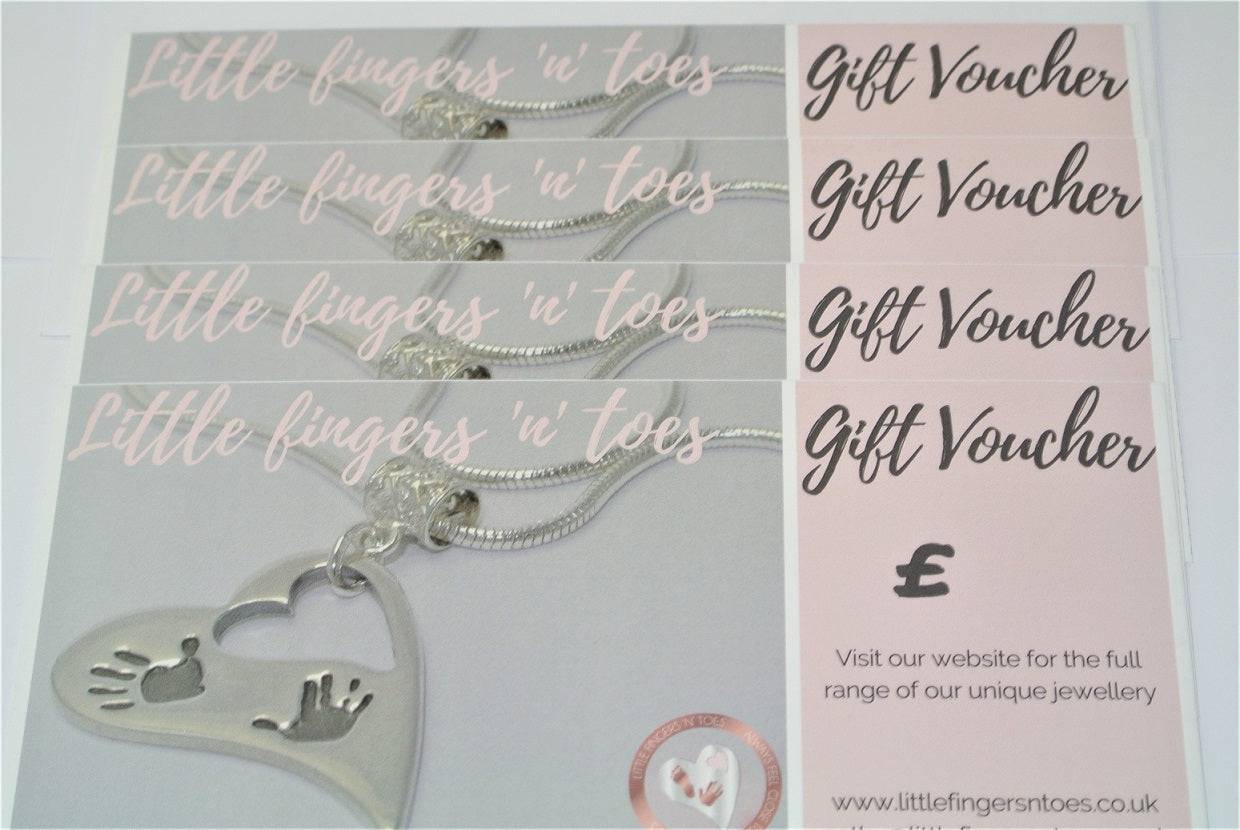 Gift Voucher Sterling Silver Fingerprint Jewellery, baby fingerprint gift voucher, child fingerprint gift voucher, baby handprint gift voucher, gift voucher personalised jewellery, keepsake jewellery gift voucher, fingerprint jewellery workshop, learn to make fingerprint jewellery