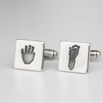 Handprint Cufflinks - Little Fingers 'n' Toes