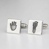 Handprint Cufflinks - Little Fingers 'n' Toes