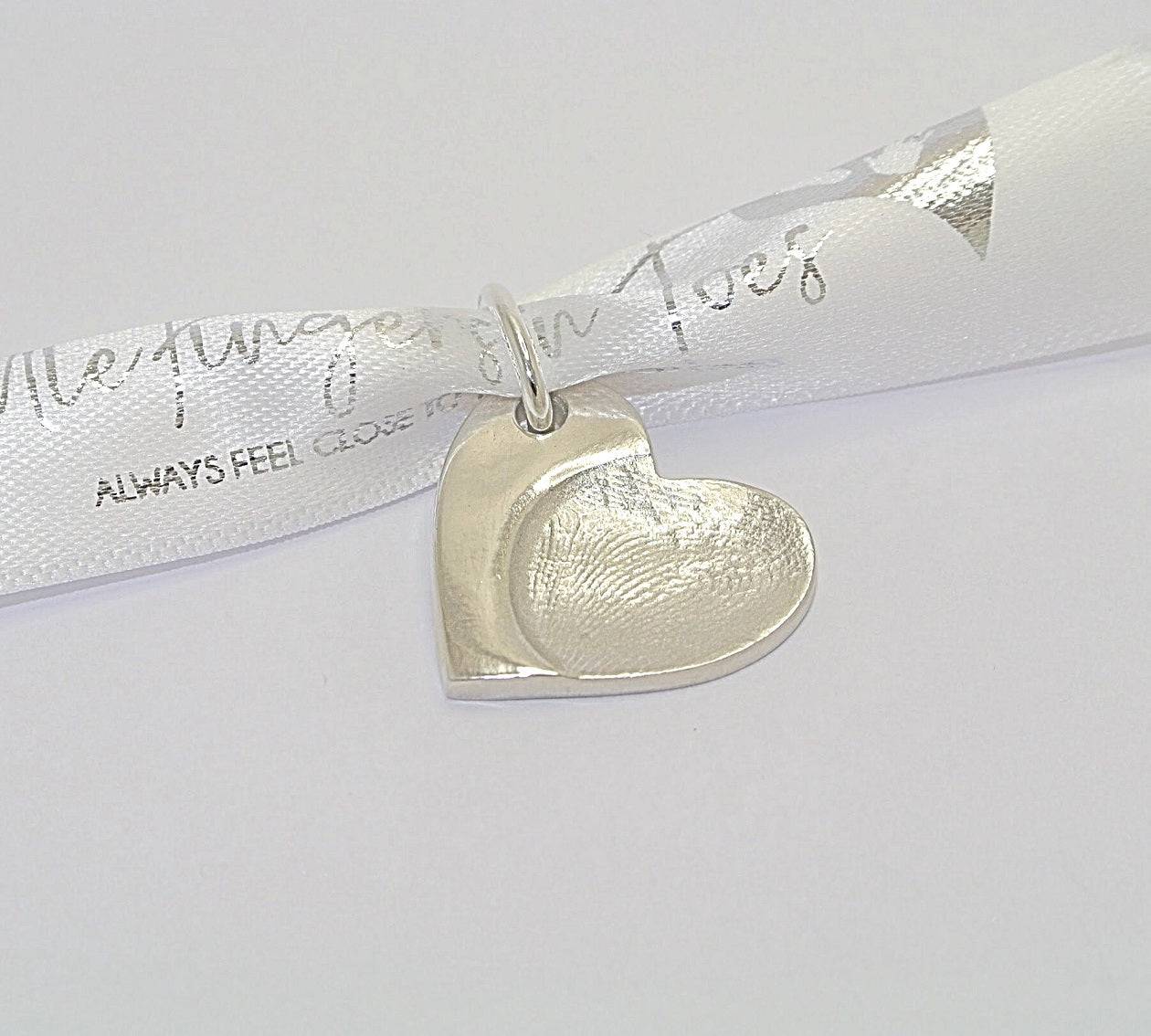 Fingerprint Silver Jewellery Make Your Own At Home (Pay £10 Deposit) Cost is £54 - Little Fingers 'n' Toes