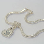 Handprint Chunky Bracelet Charm Jewellery - Little Fingers 'n' Toes