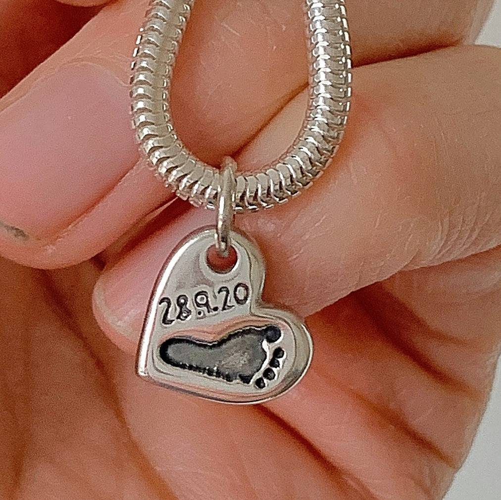 Handprint Chunky Bracelet Charm Jewellery - Little Fingers 'n' Toes