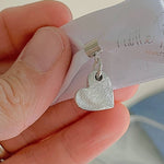 Sterling Silver Sleek Tube Bail For Fingerprint Jewellery - Little Fingers 'n' Toes