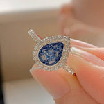 Memorial Ashes Teardrop Ring - Little Fingers 'n' Toes