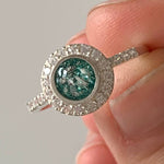 Memorial Ashes Circle Ring - Little Fingers 'n' Toes