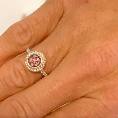Memorial Ashes Circle Ring - Little Fingers 'n' Toes