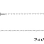 Silver Necklace Chains - Little Fingers 'n' Toes